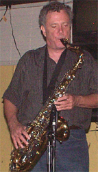 Bruce on sax